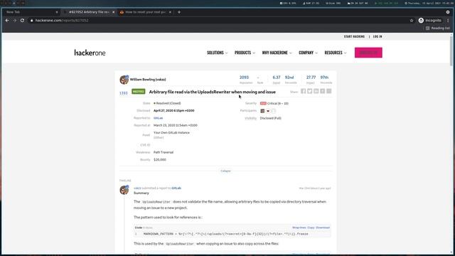 Exploiting Gitlab 12.8.1 - Laboratory On HackTheBox
