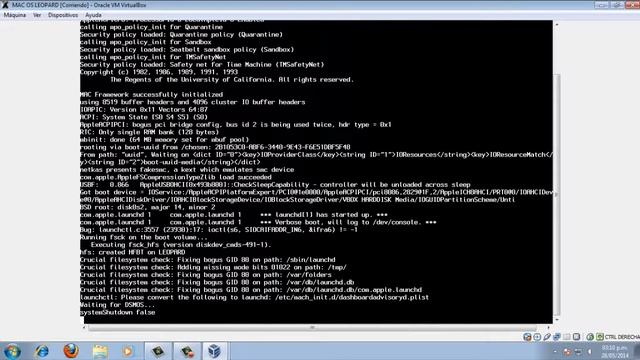 INSTALACION MAC OS X LEOPARD - VIRTUALBOX