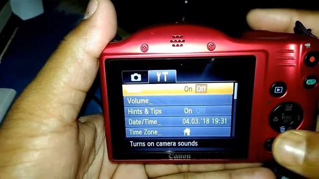ALL SETTINGS OF CANON SX400IS IN DETAILS