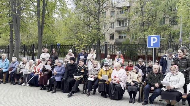 День Победы. Храм святителя Николая в Тушино