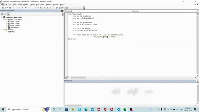 How To Unmerge Cells And Duplicate Data In Excel Using VBA