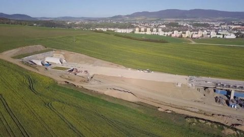 Výstavba R4 Prešov - severný obchvat 1. etapa (máj 2023)