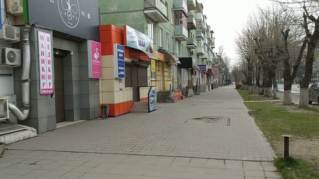 Брянск опустел. Центр Бежицы 29 марта 2020 года.
