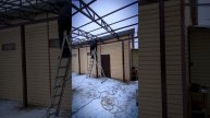 Навес из поликарбоната для машины 6*9