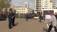 Торжественный митинг в честь 375-летия Пожарной охраны России
