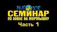 Семинар по ловле на мормышку со льда. Часть 1