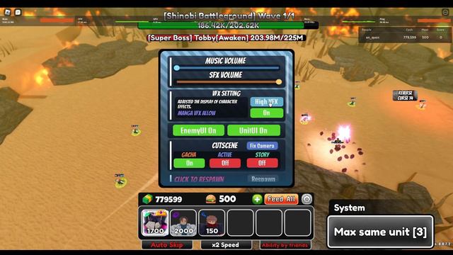 Shinobi Battleground Solo Insane Mode | Anime World Tower Defense