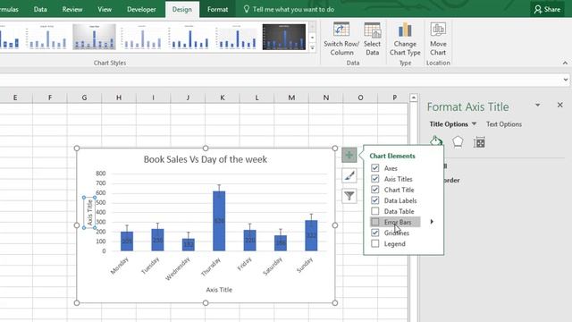 How to : Create and Manage your Charts and Graphs in Excel 2016