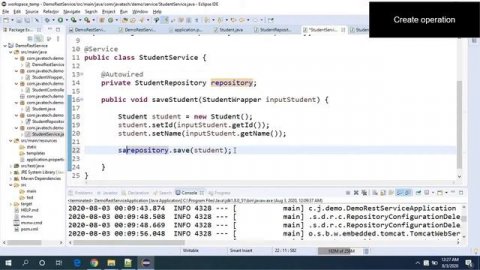 Spring boot + rest service + jpa + maven + mysql + CRUD operations + postman