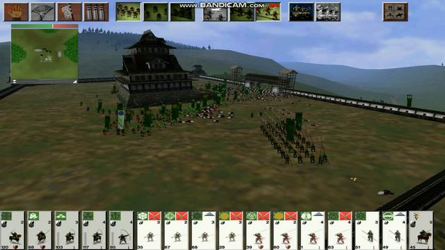 I. Shogun Total War (2000). Клан Симадзу (Макс. сложность). XVIII. Штурм замка в провинции Ава.