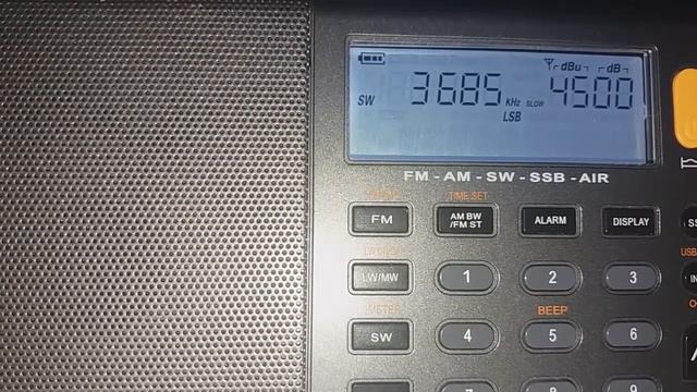 Вечерний мониторинг радиолюбительского диапазона 80 м (07.11.2020)
