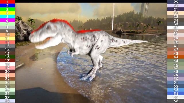How to paint a Dino with Admin Commands | Color IDs
