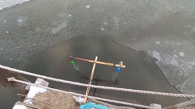 аерація ставка зимою