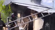 В Кургане сотрудники МЧС России ликвидировали пожар в частном секторе