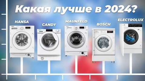 Рейтинг встраиваемых стиральных машин 2024 года: ТОП-7 по качеству и надежности