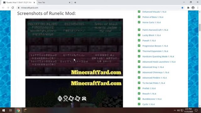 Runelic Mod 1.16.5 - Unique and Branded Fonts in Minecraft