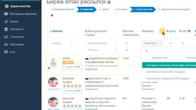 email рассылка заказать BazarEmail