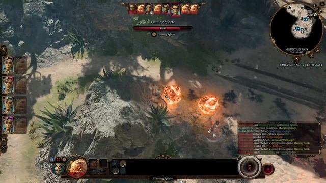 BG3 - Flaming Spheres Vs Githyanki Patrol Test + Crazy Bug At The End