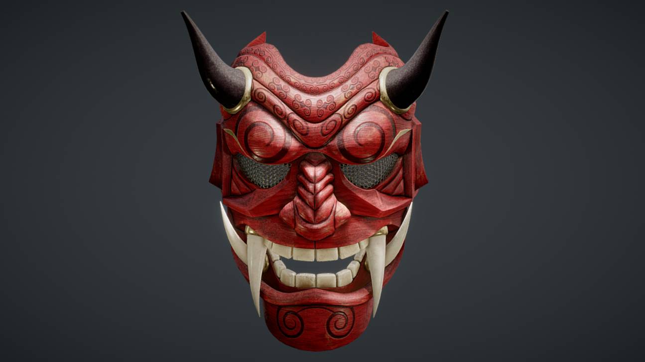Demon Mask в 3D от Get Learnt w/ Chunck