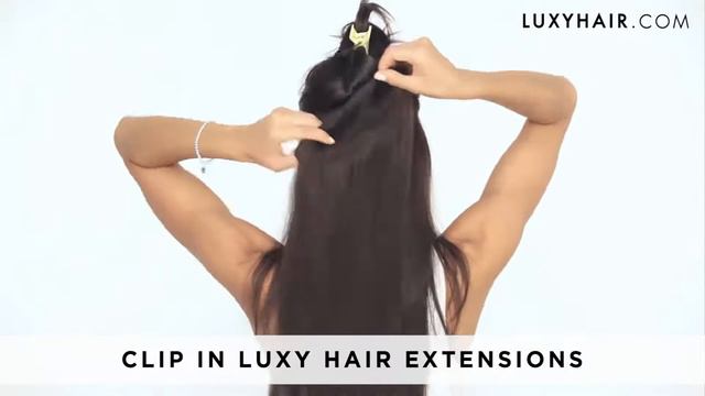 Как прикрепить натуральные волосы на заколках