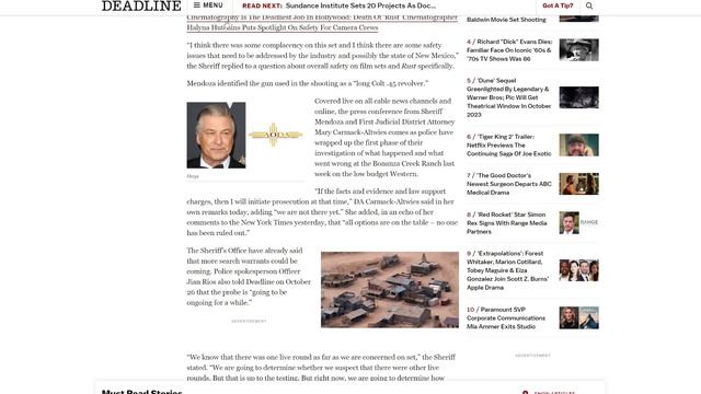 Ammo was everywhere! Rust police investigation looking bad for Alec Baldwin and Armorer!