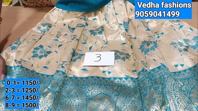 Kids langa blouse collection @vedha fashions#,9059041499, Kukatpally, Hyderabad.