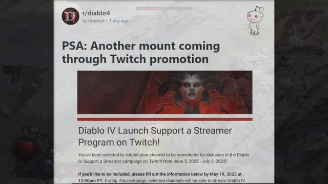 Diablo 4: Primal Instinct Mount! How To Get This Mount For FREE! At Launch