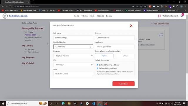 Ecommerce with tailwind css and next js | 2023 best next website
