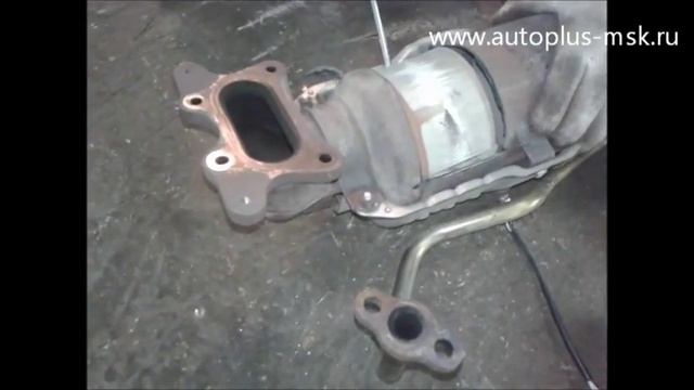 Замена катализатора на универсальный евро 4 для Honda Civic 1.8