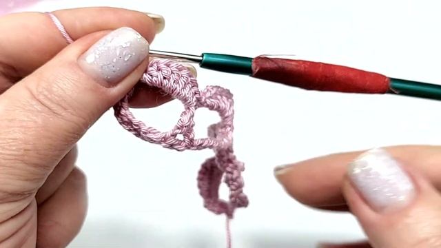 Очаровательный узор крючком  " Парусник "