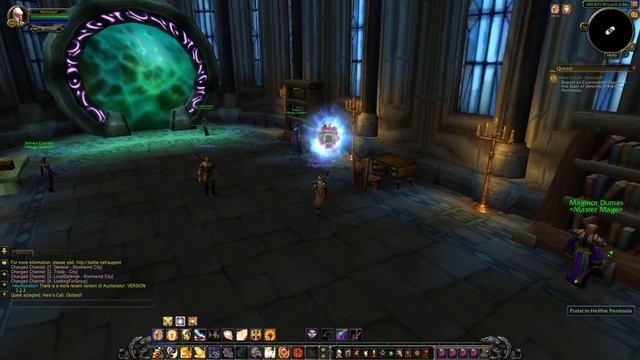 Quest 596: Hero's Call: Outland! (WoW, human, paladin)