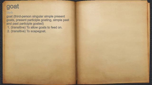 What does goat mean?