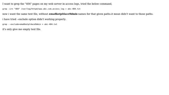 Unix & Linux: exclude file path name and grep values in to text file (2 Solutions!!)
