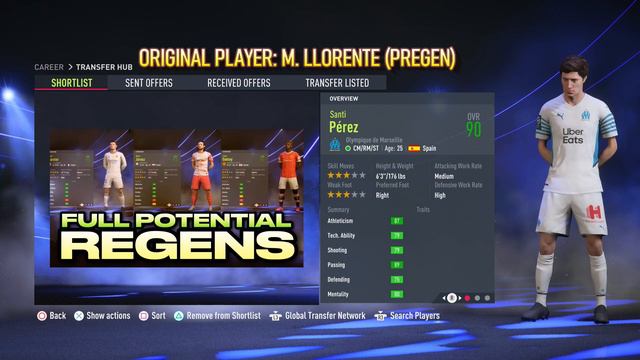 FIFA 22: HIGH POTENTIAL REGENS