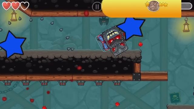 ИГРАЮ ЗА БОССА в  игре красный шарик  про New Red Ball 4.