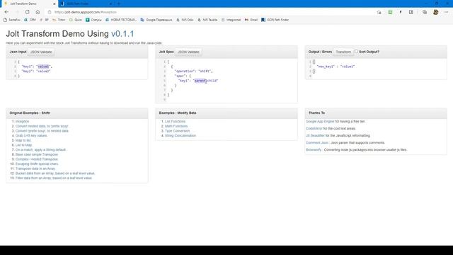 Apache NiFi - JoltTransformJSON