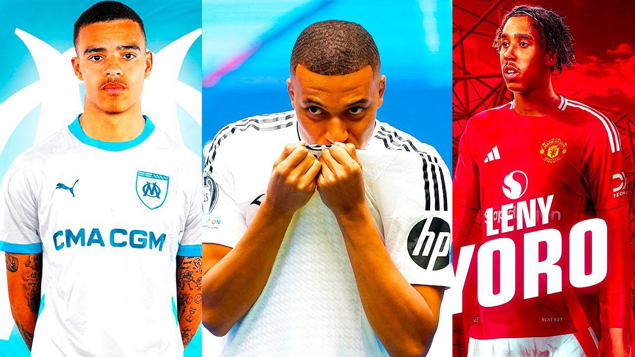 BIG TRANSFERS IN FOOTBALL! YORO to MANCHESTER UNITED, MBAPPE' PRESENTATION - GREENWOOD to Marseille!