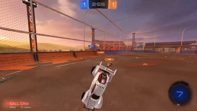 Trying to hit the brand NEW flick/Mechanic in rocket league. (Esl monthly Elite)