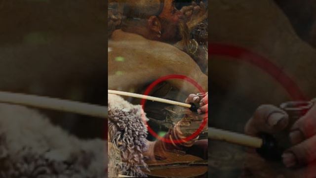 Почему  казак на картине без рубашки?