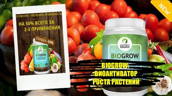 ⭐ Повысить урожайность томатов 🎯 Купить BioGrow в Киеве ❌
