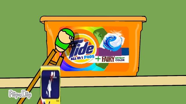 Рекламный ролик про Tide fairy эффект color