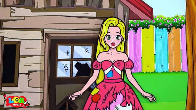 Cartoon -  paper diy Broken Rapunzel  Good Boyfriend Family - Rapunzel Compilation 놀이 종이