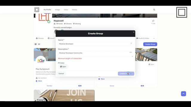 Step-by-Step Guide: How to Create a Group in PLACE Platform