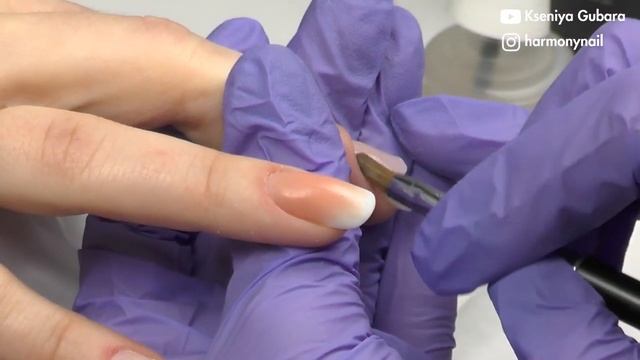 ПРОСТОЙ ФРЕНЧ-ГРАДИЕНТ ПОЛИГЕЛЕМ: 3 вида укрепления ногтей в технике бэбибумер с GELISH POLYGEL