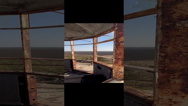 Классный вид с маяка на Азовское море