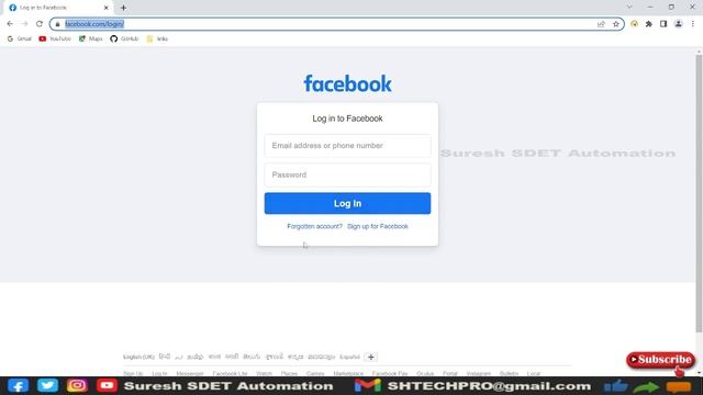 #11 Selenium With Python | How to automate the link in webpage | working with LINK_TEXT