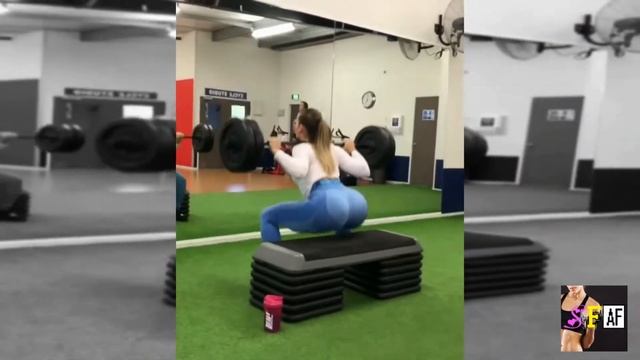 Kate Lazov #4 - Training The Lower Body - Using Aerobic Stepper, Kettle Weight, Barbell and R. Band