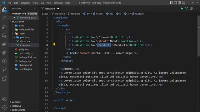 Nuxt 3 Crash Course 5 - NuxtLink