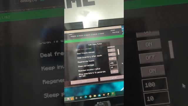 Entity cramming threshold in Minecraft