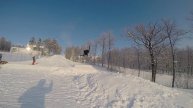 Backflip by Yana Shakirova / Сальто назад на горных лыжах.